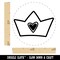 Crown with Heart Self-Inking Rubber Stamp for Stamping Crafting Planners